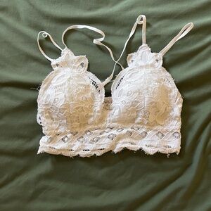 Altar’d state white lace bralette